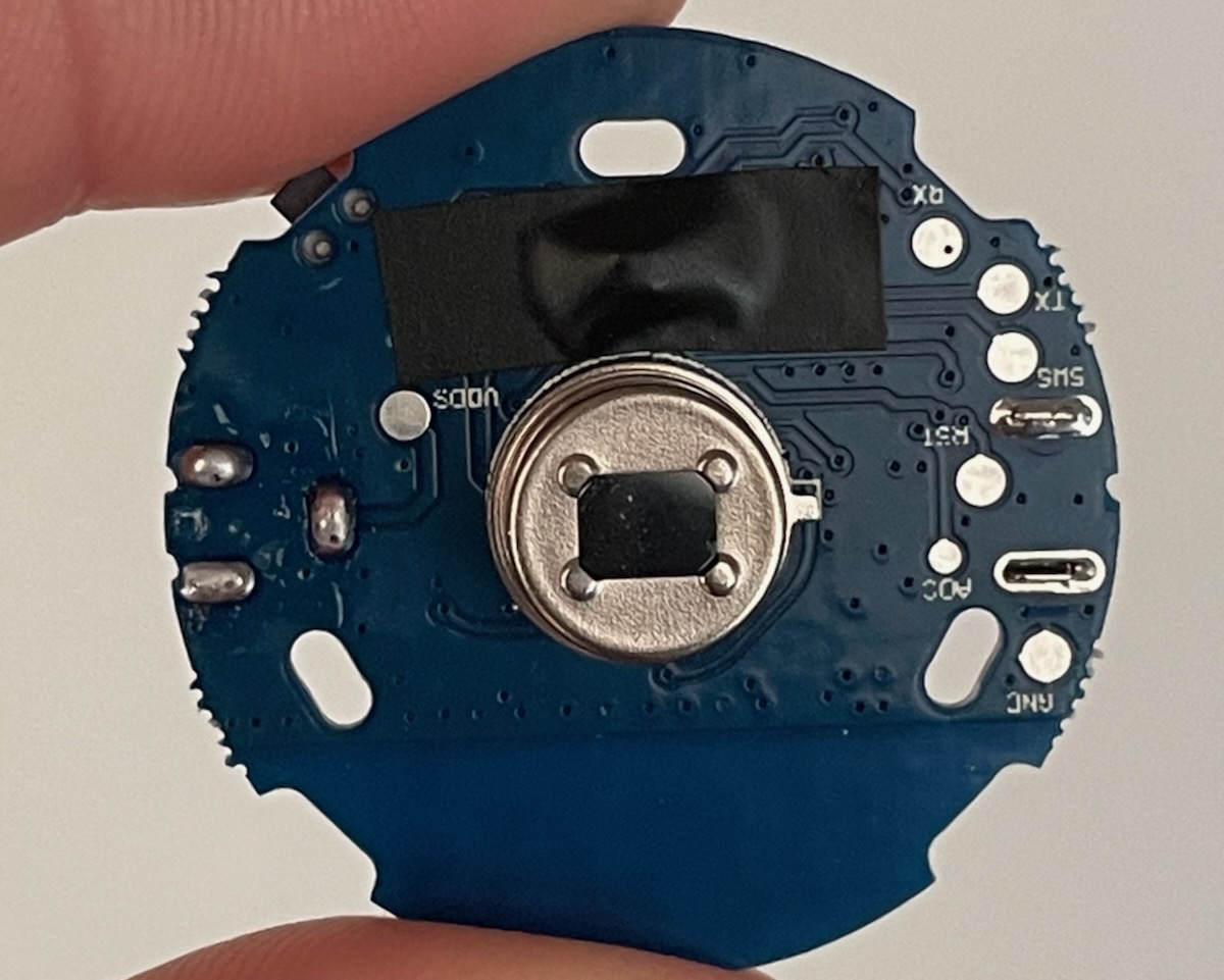 809WZT LED diode covered with electrical tape